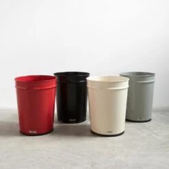 Bunbuku Black Waste Can -Furniture Store bunbuku large grouping new gallery option 3