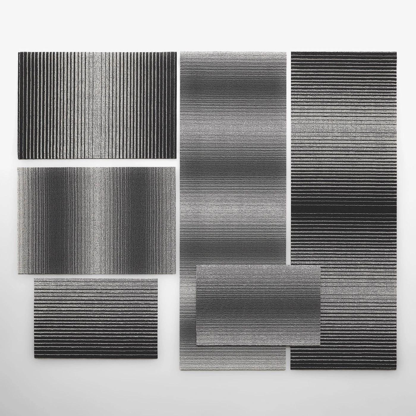 Domino Shag Black And White Doormat 18" X 28" 6 Domino Shag Black And White Doormat 18" X 28" - Image 4