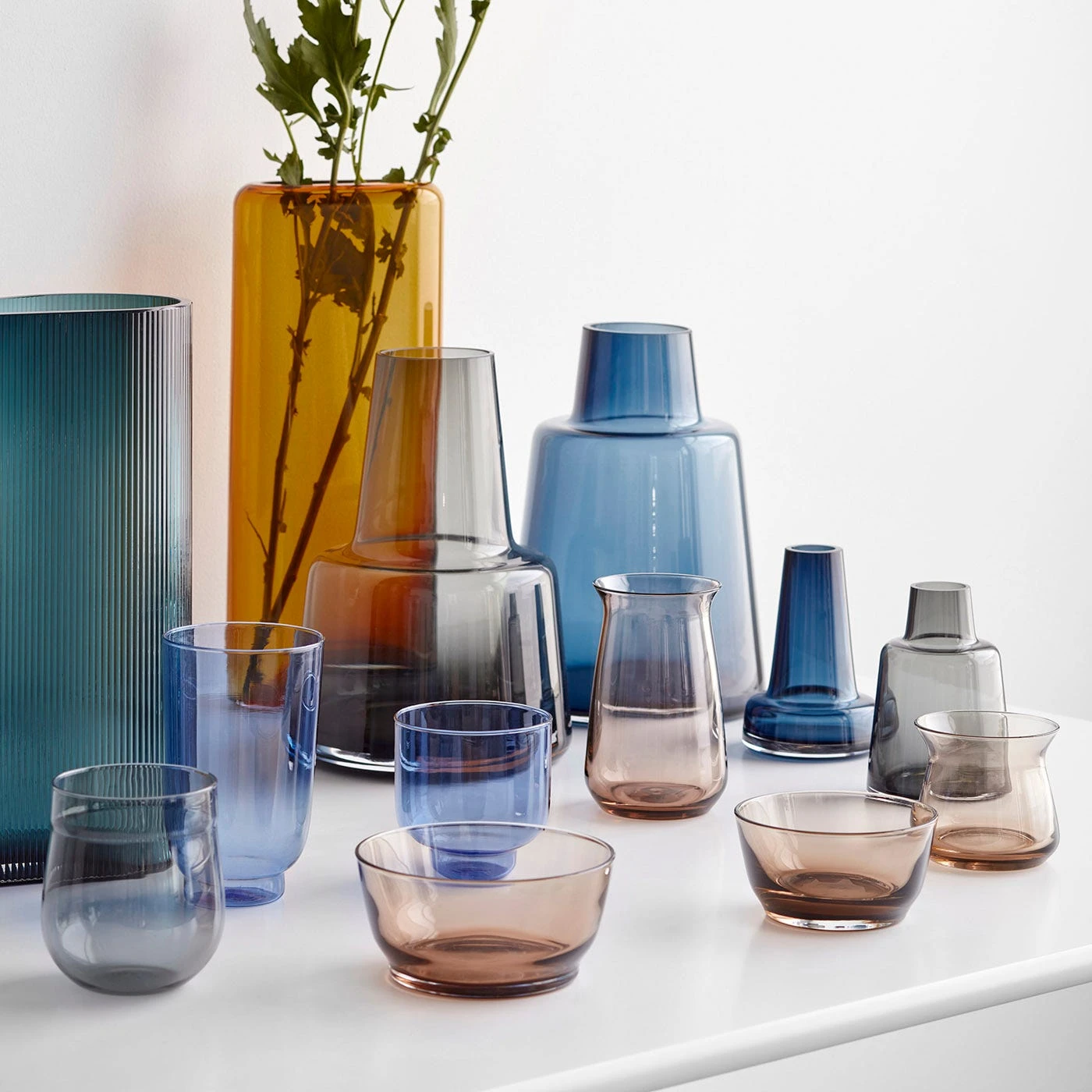 Angle Bell Smoke Double Old Fashioned Glasses Set Of 2 6 Angle Bell Smoke Double Old Fashioned Glasses Set Of 2 - Image 4