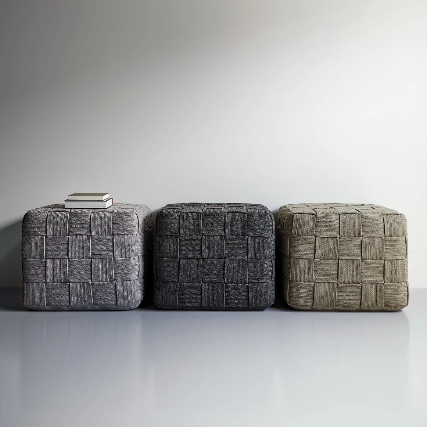 Cube Dark Gray Ottoman 6 Cube Dark Gray Ottoman - Image 4