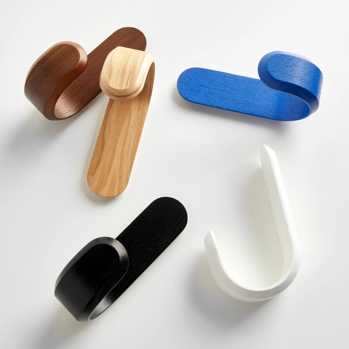 Curve Black Wall Hook 8 Curve Black Wall Hook - Image 6