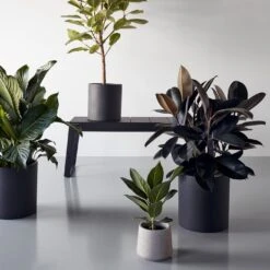 Copenhagen Lava Gray Bench 17 Copenhagen Lava Gray Bench -Furniture Store darkplanters summer202catalog