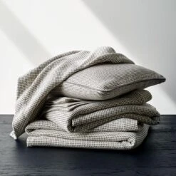 Dobby Gray And Ivory Throw Pillow Cover 17" X 17" -Furniture Store dobby gray and ivory bedding gallery option