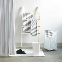 Tower White Laundry Hamper 18 Tower White Laundry Hamper -Furniture Store e page36 2713 3