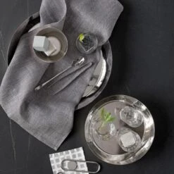 Chambray Gray Linen Teatowel 12 Chambray Gray Linen Teatowel -Furniture Store e page4 3514 3
