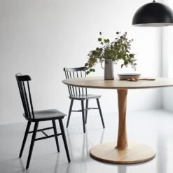 Falcon White Enamelware Serve Bowl 11" 13 Falcon White Enamelware Serve Bowl 11" -Furniture Store euclid natural dining table windsor black stain dining chairs alternate 4