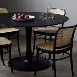 811 Black Side Chair -Furniture Store f19 front cover euclid black dining table 811 black side chairs grace gray platter charles carafe and tumblers 1