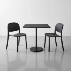 1 Inch Dark Gray Reclaimed Stacking Chair -Furniture Store golava 1inchchair gallery1 1