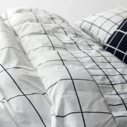 Grid Black Sheets -Furniture Store gridduvetsheets gallery 1 5
