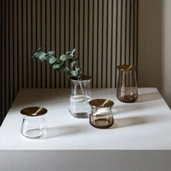 Luna Brown Small Vase -Furniture Store h19 page 31 luna brown and clear vases