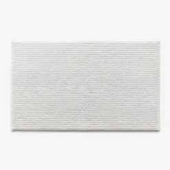 Division White Bath Mat