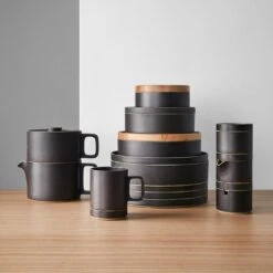 Hasami Black Bowl Set Of 5 24 Hasami Black Bowl Set Of 5 -Furniture Store hasami black ash group mix 1 10