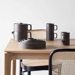 Hasami Black Bowl 5.5" 28 Hasami Black Bowl 5.5" -Furniture Store hasami black collection gallery option 1 6