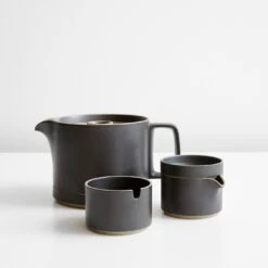 Hasami Black Creamer -Furniture Store hasami black group shot v2 1