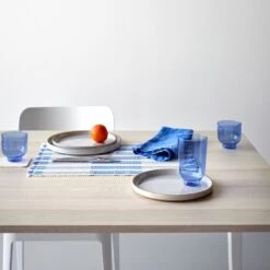 Linen Lapis Napkin -Furniture Store hasami gloss gray dinnerware departo glassware tira placemat 1 3