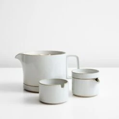 Hasami Gloss Gray Plate 5.5" -Furniture Store hasami gloss gray group shot 2 1 1