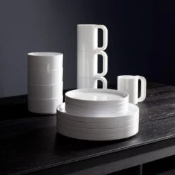 Heller White Mug -Furniture Store heller stacks 2
