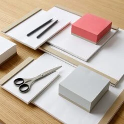 Ito Bindery Gray Memoblock 4.25" -Furniture Store ito bindery collection with prop 2 5