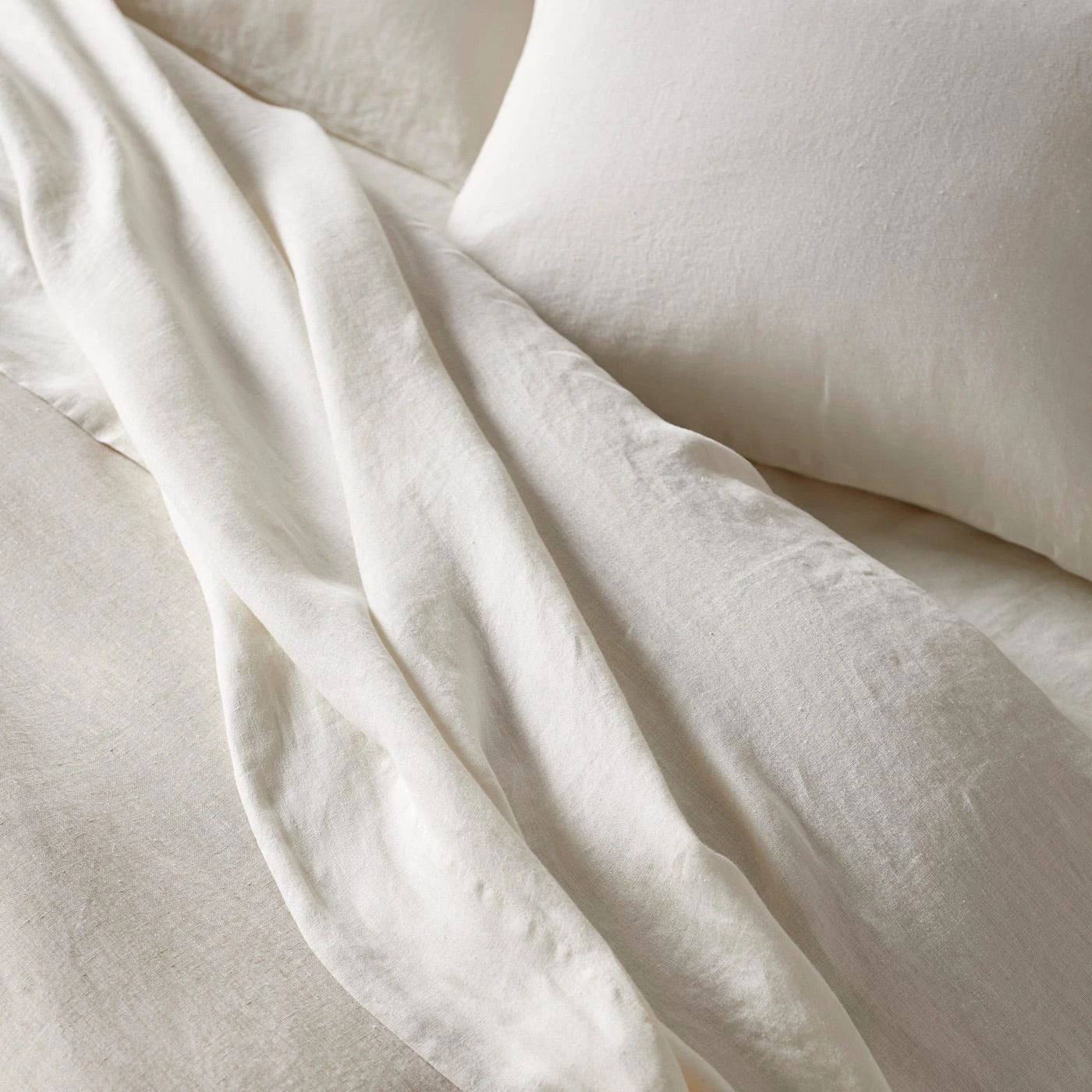 Oatmeal Chambray Linen Sheets 7 Oatmeal Chambray Linen Sheets - Image 5