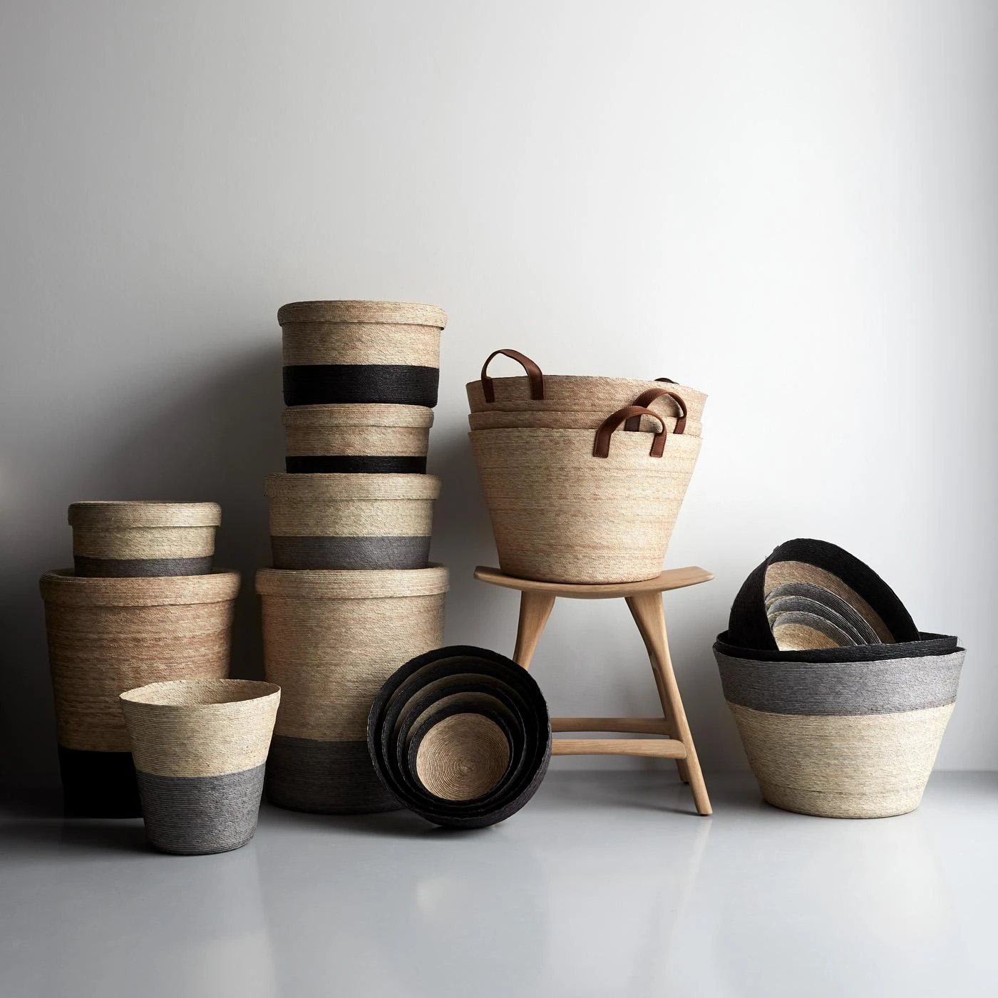 Black Band Round Basket 10" 12 Black Band Round Basket 10" - Image 10