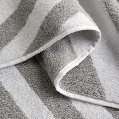 Milano Gray Hand Towel -Furniture Store milano gray towel detail 2