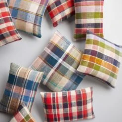 Sefton Plaid Throw Pillow Cover 20" X 20" -Furniture Store moroccan malling sefton and taunton plaid pillow covers 1 9