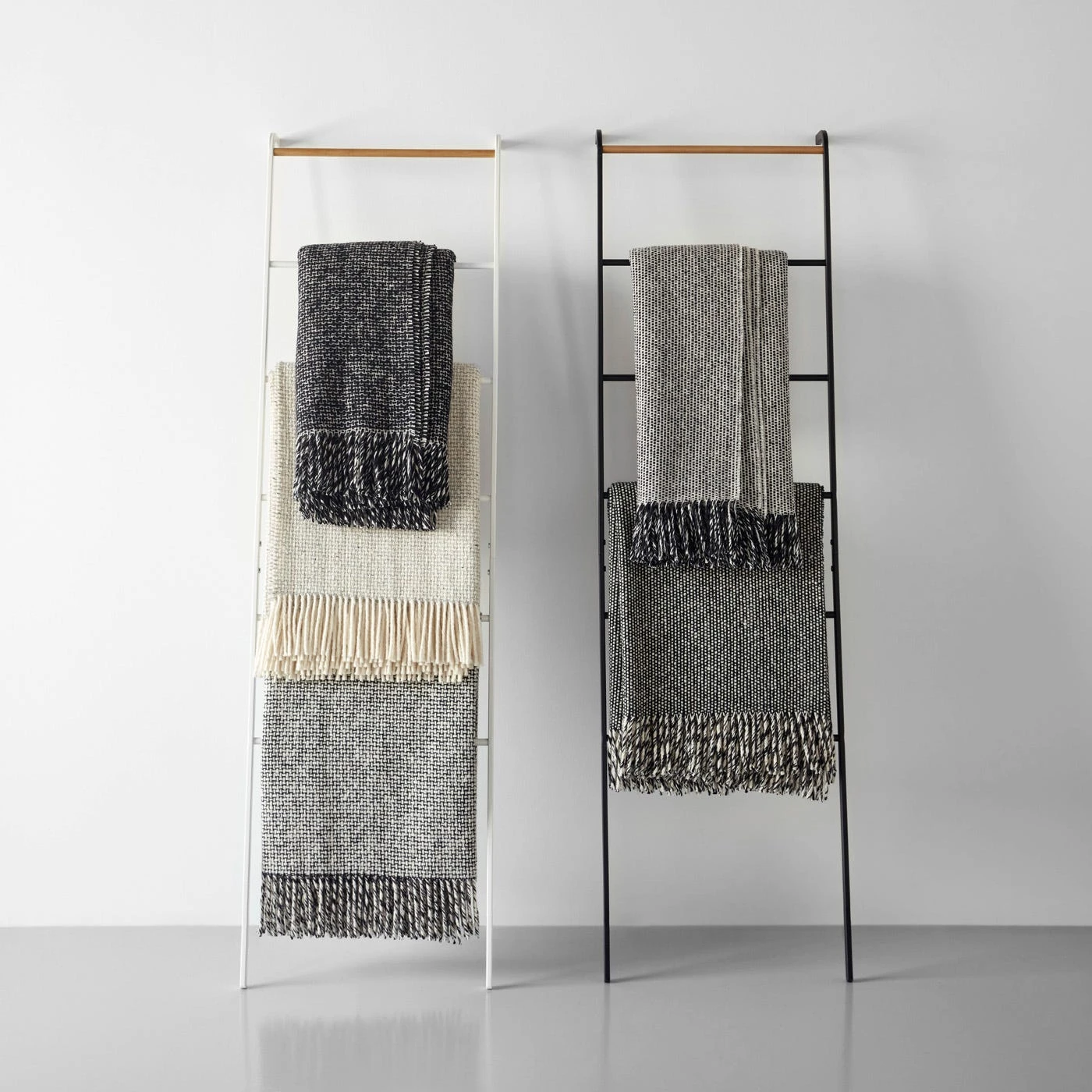 Mended Tweed Monochrome IV Throw Blanket 13 Mended Tweed Monochrome IV Throw Blanket - Image 11