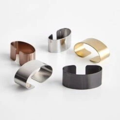 Chrome Silver Napkin Ring -Furniture Store napkinrings 2022 gallery1 4