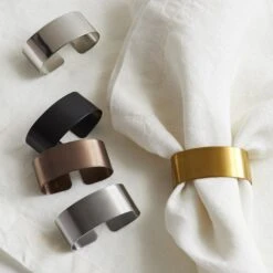 Brushed Copper Napkin Ring 11 Brushed Copper Napkin Ring -Furniture Store napkinringsnew2
