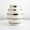 Omaggio Silver Medium Vase -Furniture Store new 100066
