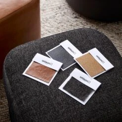 Block Cognac Leather Ottoman -Furniture Store ottomanswatches 2023 6