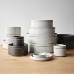 Hasami Gloss Gray Bowl 10" -Furniture Store page 40 hasami gloss gray black plates and bowls 4 5