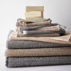 Sasawashi Beige Bath Mat 18" X 26" -Furniture Store page 44 sasawashi binchotan bath linens alternate 2