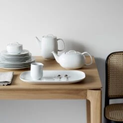 Rondo Chrome Moka Spoon 12 Rondo Chrome Moka Spoon -Furniture Store pg 2 3 moon dinnerware kolmar natural table alternate 1 11