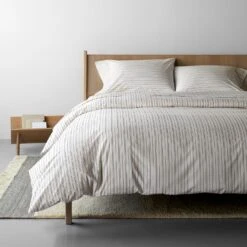 Plume Nude Bed -Furniture Store portergraphiteduvetcover 9