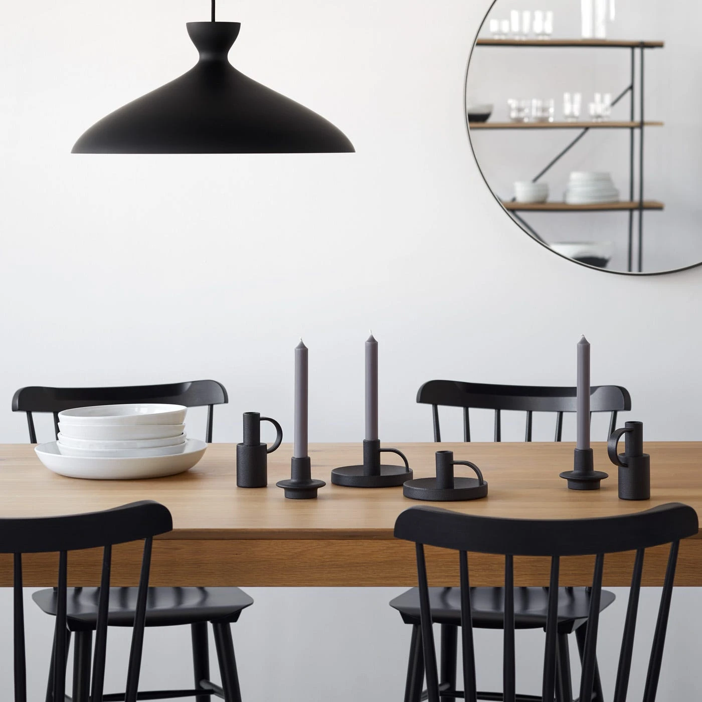 Bok Oak Dining Table 55" - Image 7