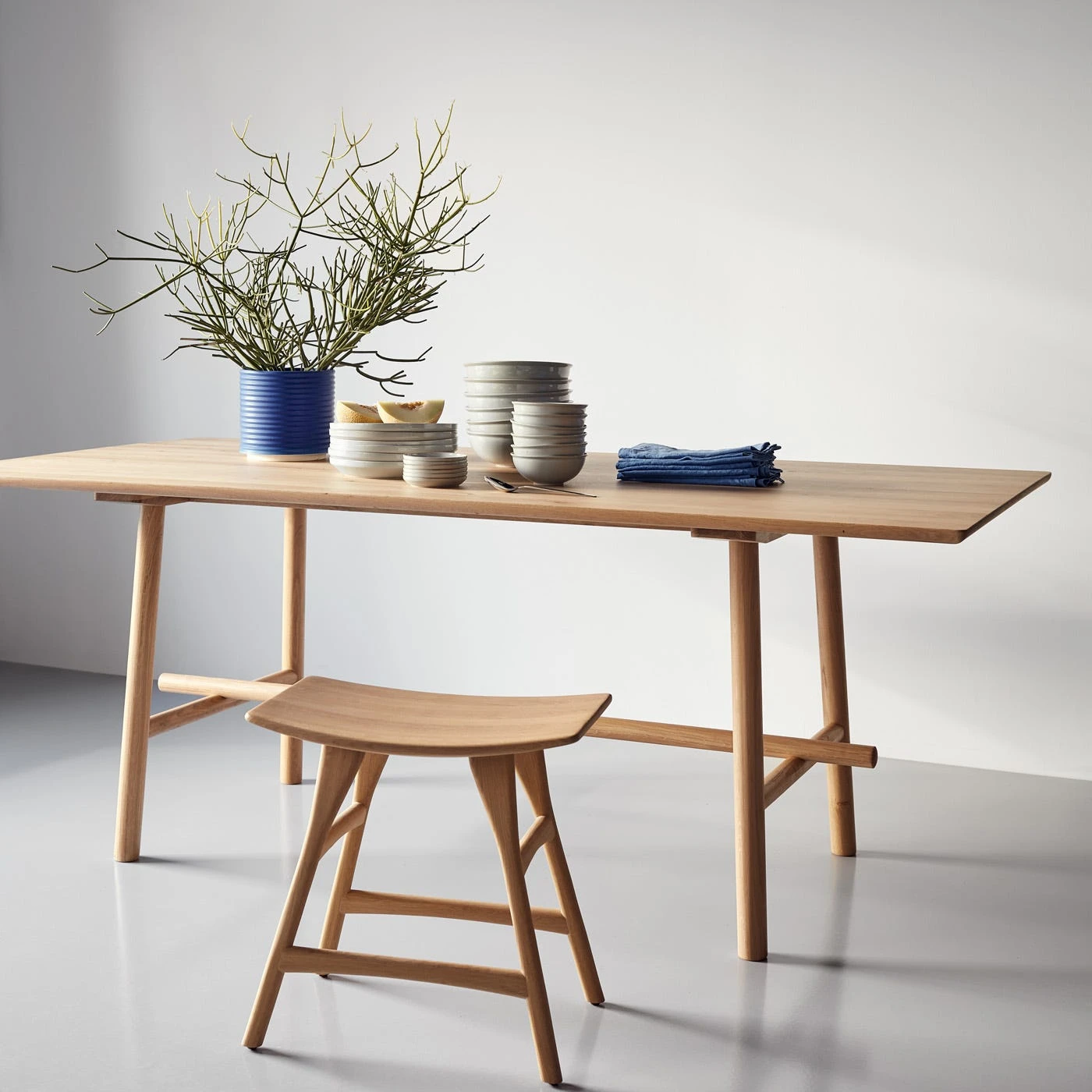 Oblique Electric Blue Planter 12 Oblique Electric Blue Planter - Image 10