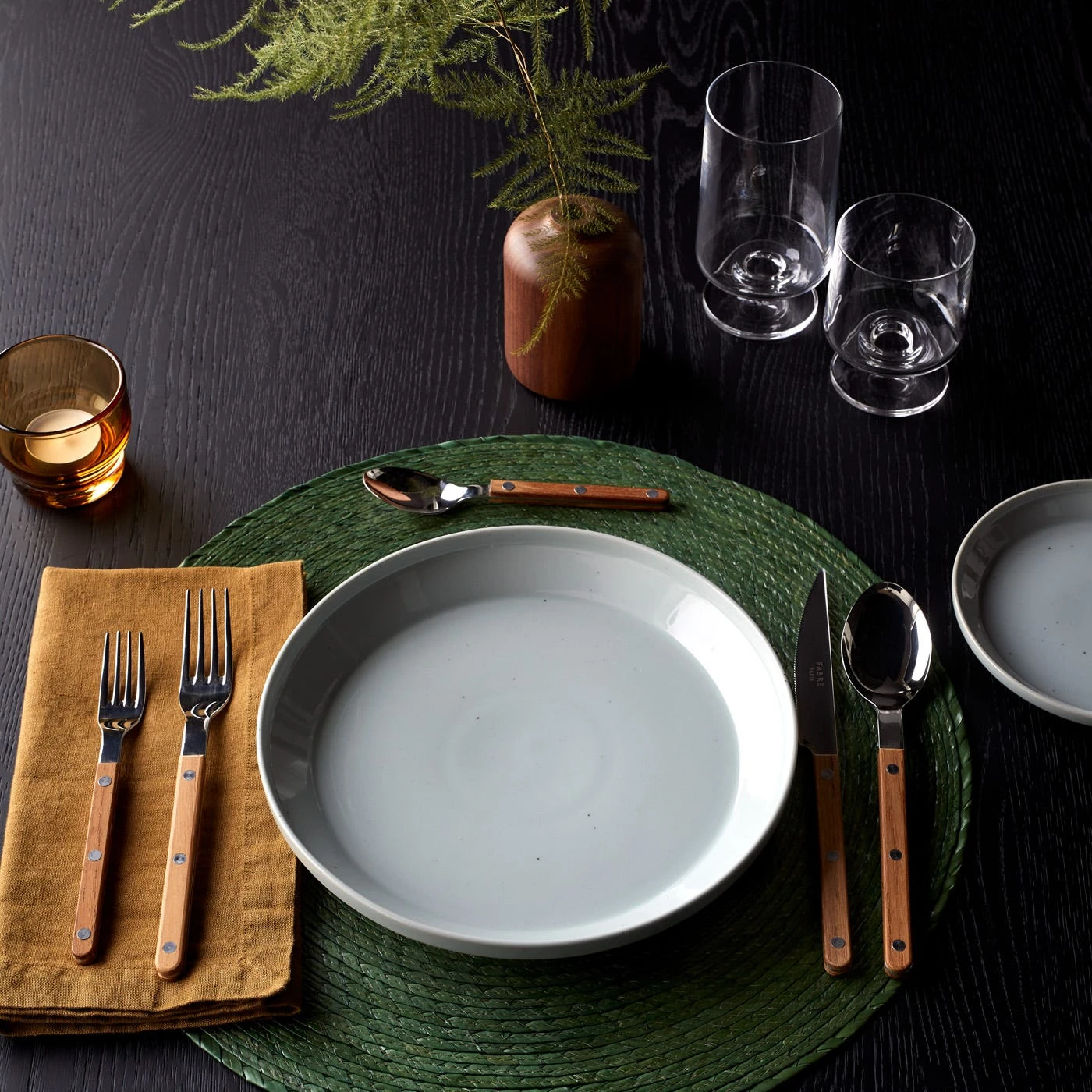 Bistro Teak 5pc Flatware Set 8 Bistro Teak 5pc Flatware Set - Image 6