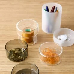 Schale Clear Medium Glass Case -Furniture Store schale collection with prop 1