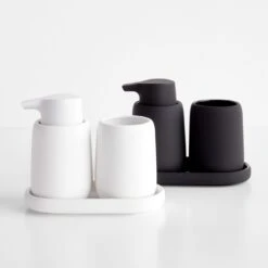Sono White Soap Dispenser -Furniture Store sono white black gallery option 5