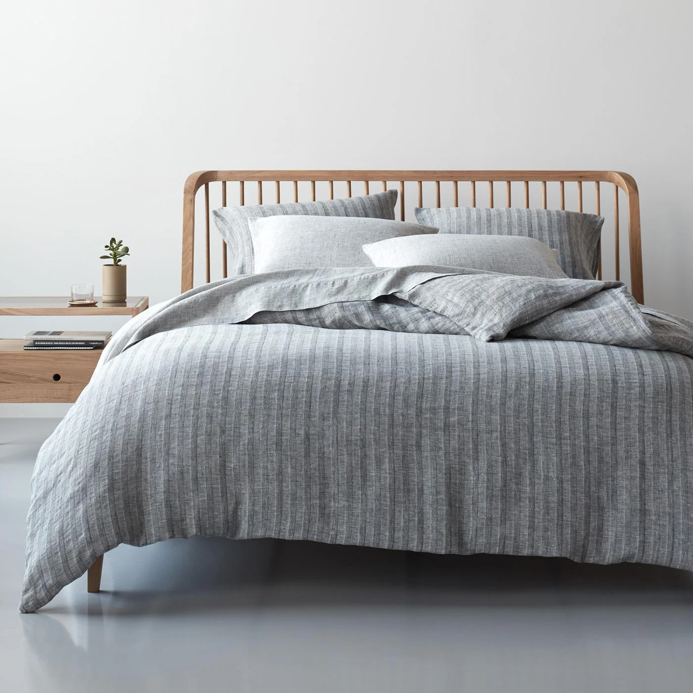 Spindle Oak Nightstand - Image 10