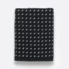 Stitch Black + White Hand Towel 1 Stitch Black + White Hand Towel -Furniture Store stitch black hand towel 1