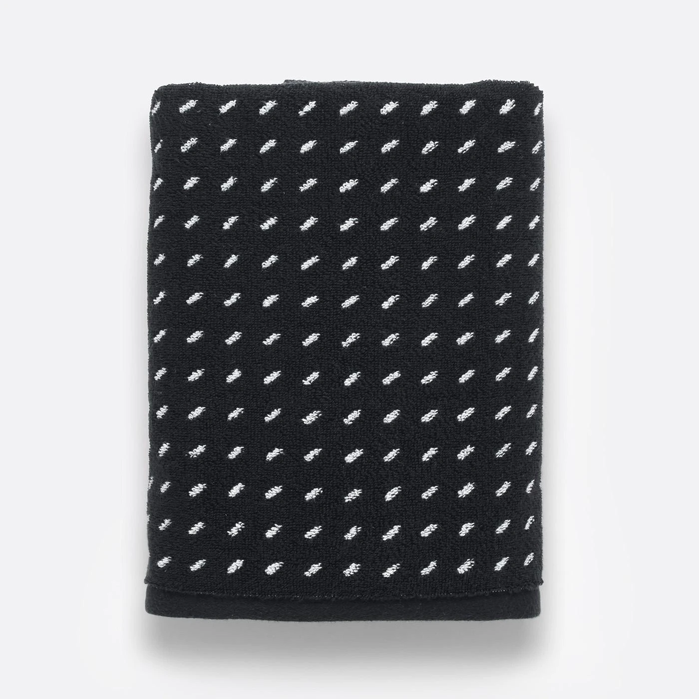 Stitch Black + White Hand Towel 3 Stitch Black + White Hand Towel