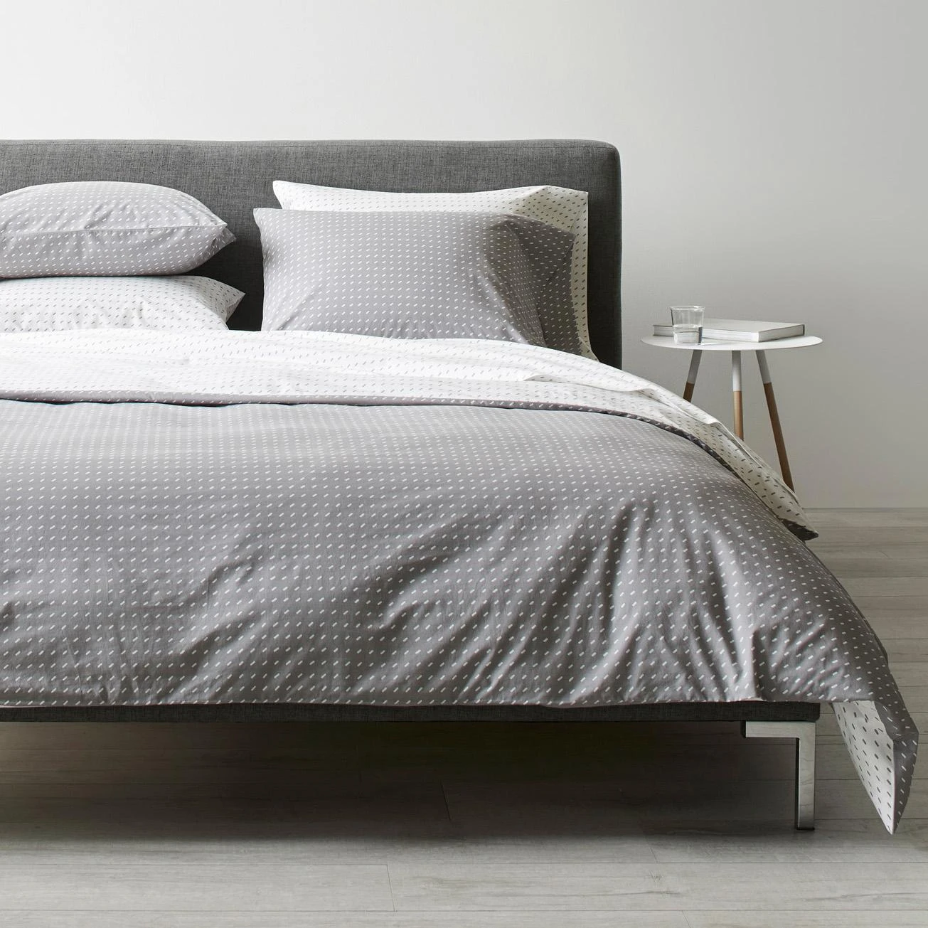 Stitch Pewter + White Pillowcase Set 7 Stitch Pewter + White Pillowcase Set - Image 5