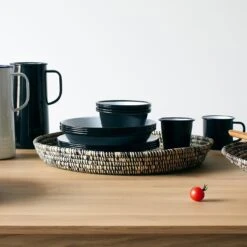 Falcon Black 12pc Dinnerware Bundle -Furniture Store su18 pages 42 43 summer serveware 2 2 1 1