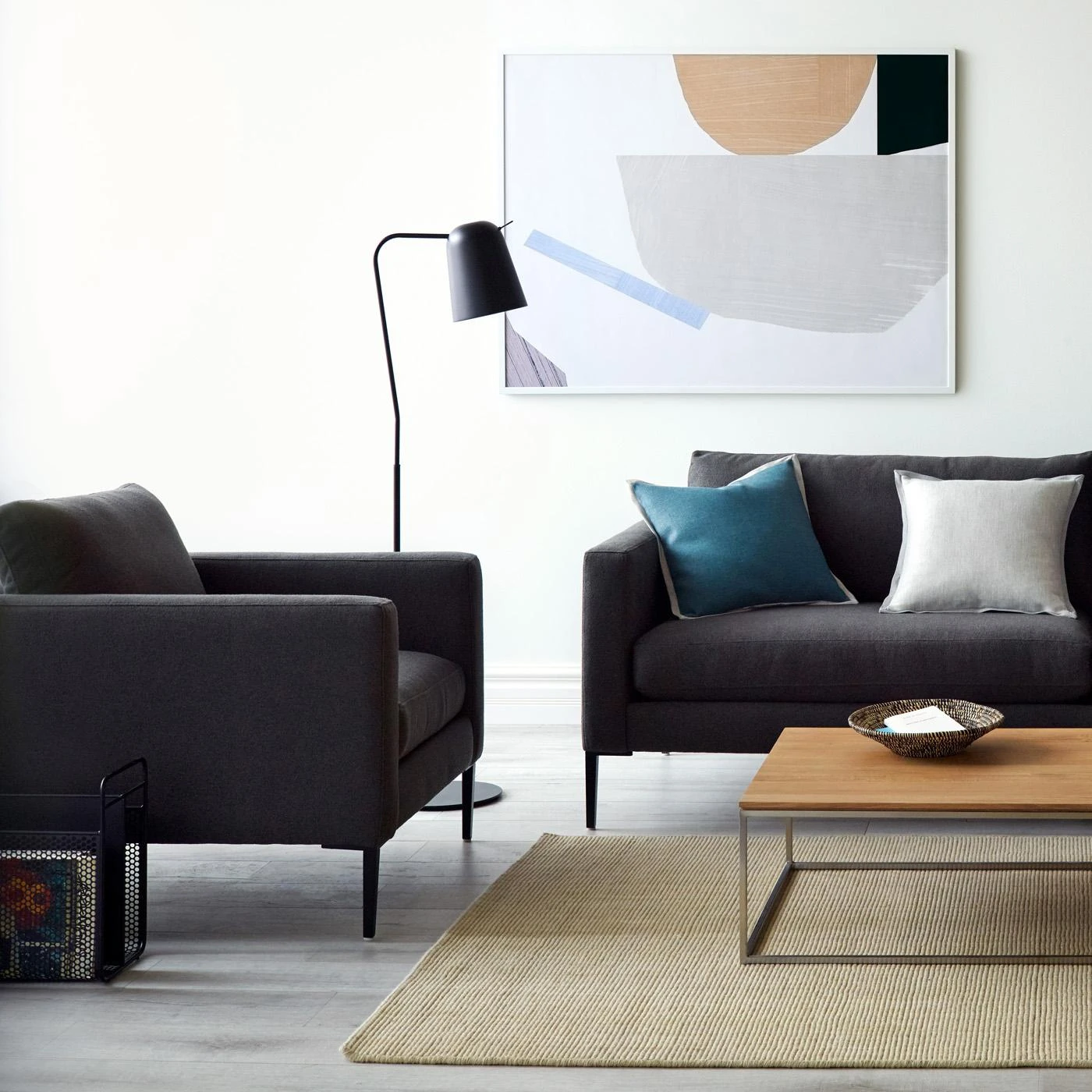 Analog Black Magazine Rack 6 Analog Black Magazine Rack - Image 4