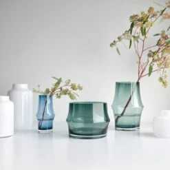 Mini Magnolia Opal White Large Vase -Furniture Store su24 arcmagnoliaglassvasesgallery 1 5