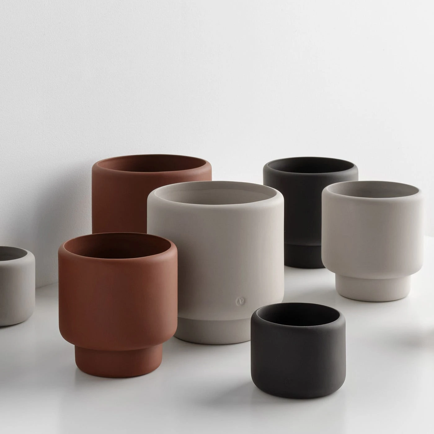 Botany Concrete Gray Small Planter 7 Botany Concrete Gray Small Planter - Image 5