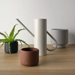 Botany Concrete Gray Medium Planter -Furniture Store su24 botanyplantersgallery 2 3