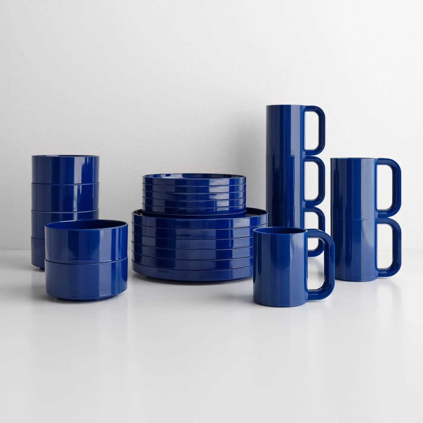 Heller Blue Mugs Set Of 6 7 Heller Blue Mugs Set Of 6 - Image 5